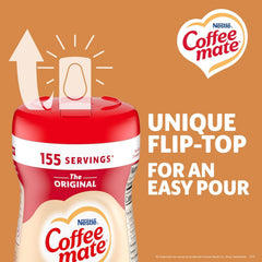 Coffee Mate Original Powdered Coffee Creamer 11 oz. 2 - Pack Bundle with Basicos Coaster - Covaura