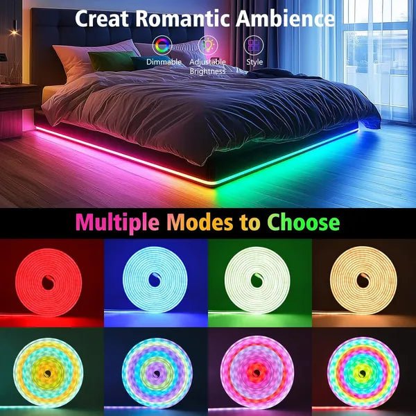 Neon Flex LED Room Atmosphere Kit (App + Music Sync) - Covaura