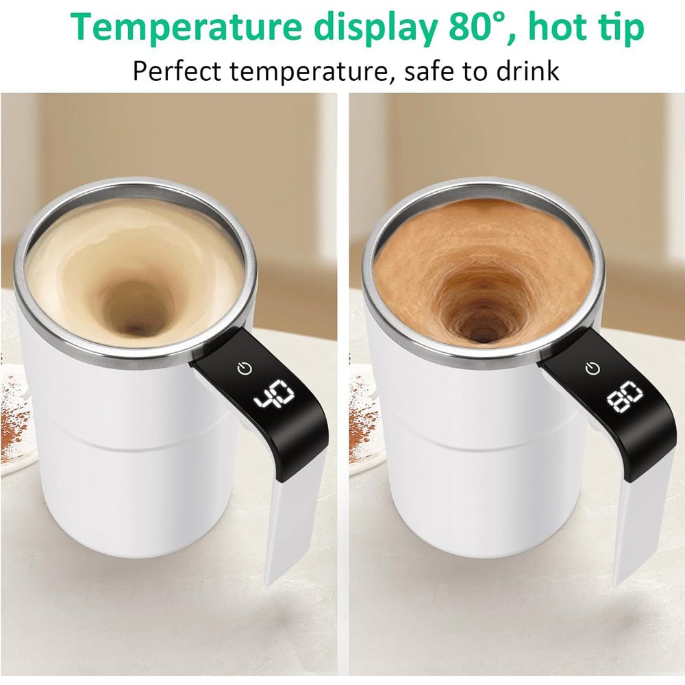 Self Stirring Mug, Auto Magnetic Coffee Mug - Covaura