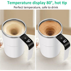 Self Stirring Mug, Auto Magnetic Coffee Mug - Covaura