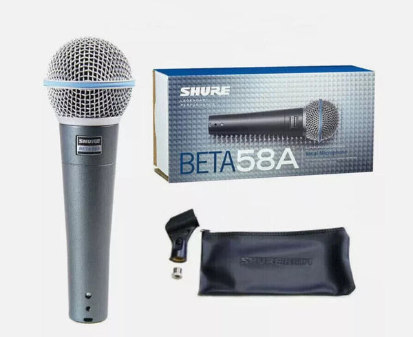 Shure Beta 58A Supercardioid Dynamic Vocal Microphone