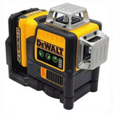 DeWalt DW089LG 12V Green Line 3 x 360 Laser Level Laser + battery + charger