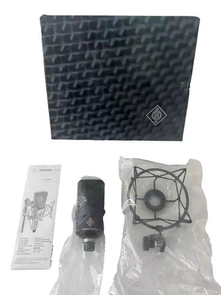 TLM 103 Large-Diaphragm Condenser Microphone (Black) w/Box & Shock Mount NEW