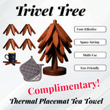 Wooden Trivets For Hot Dishes Tree Shape Trivet Set Coaster For Teapot Hot Pots