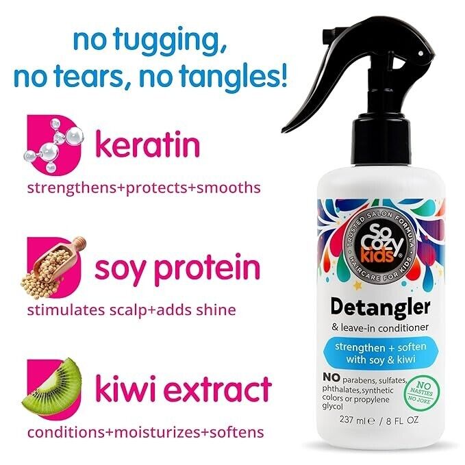 Kid-Friendly Detangler Spray: This So Cozy Detangler & Leave In Conditioner Spra