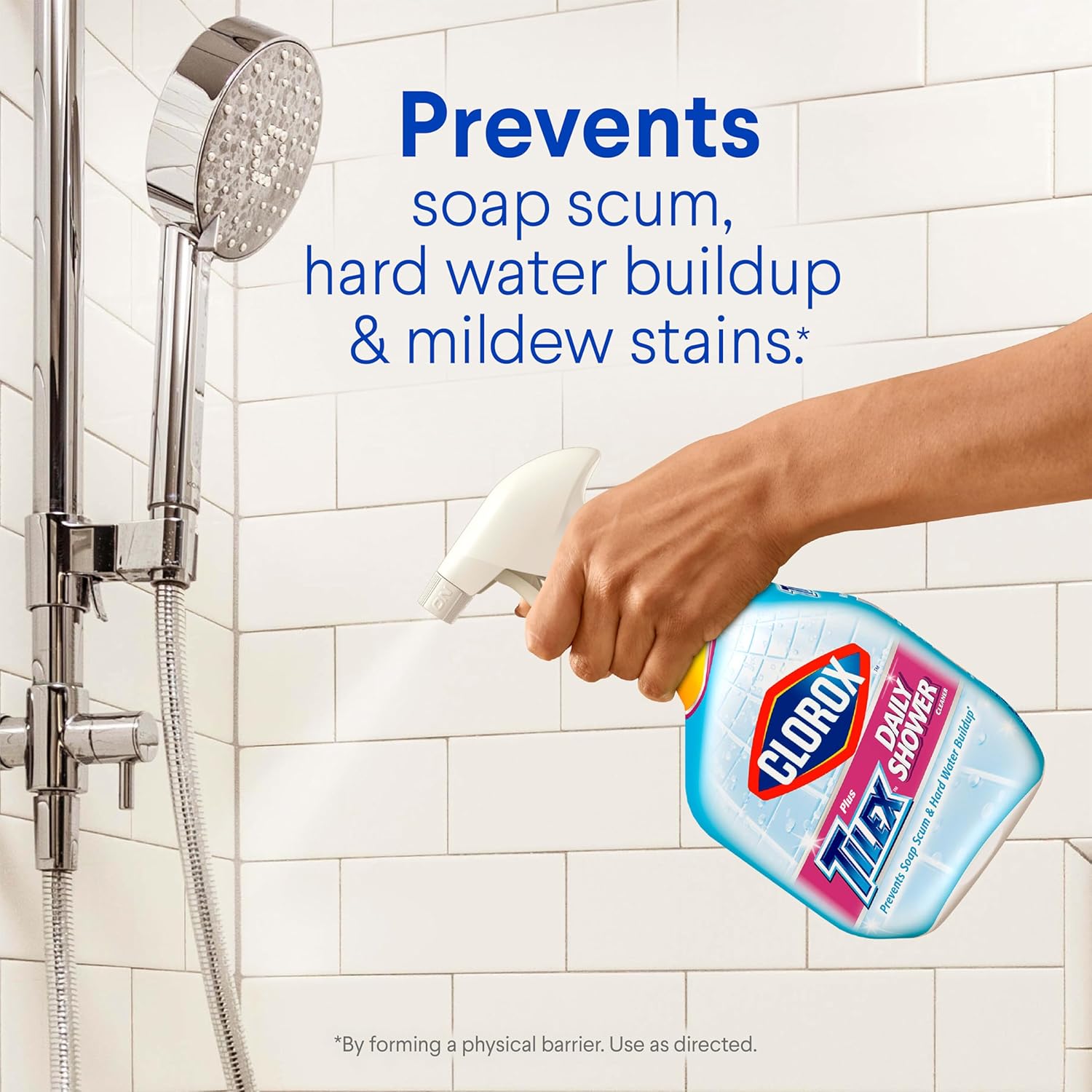 Clorox Plus Tilex Daily Shower Cleaner, 32 Fluid Ounce Spray Bottle, Pack of 2 - Covaura