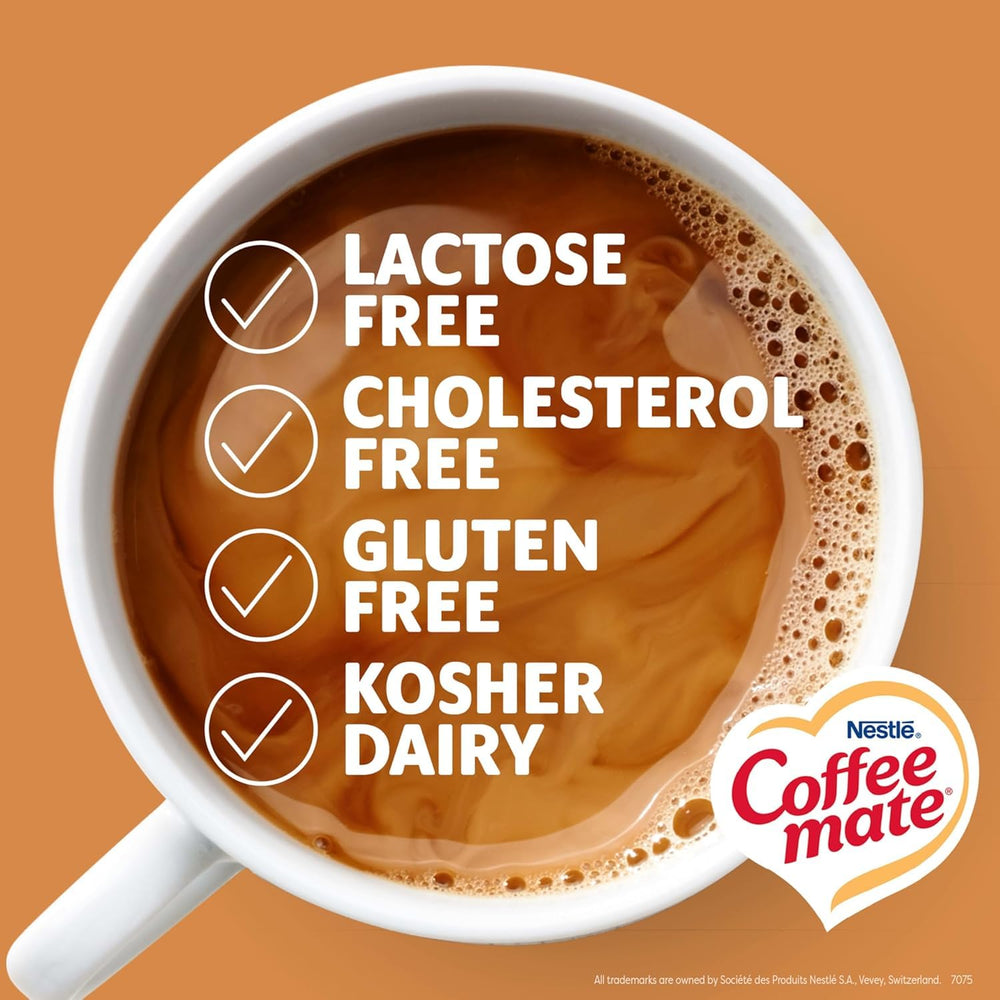 Coffee Mate Original Powdered Coffee Creamer 11 oz. 2 - Pack Bundle with Basicos Coaster - Covaura