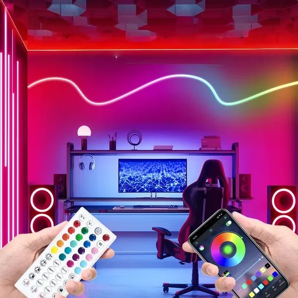 Neon Flex LED Room Atmosphere Kit (App + Music Sync) - Covaura