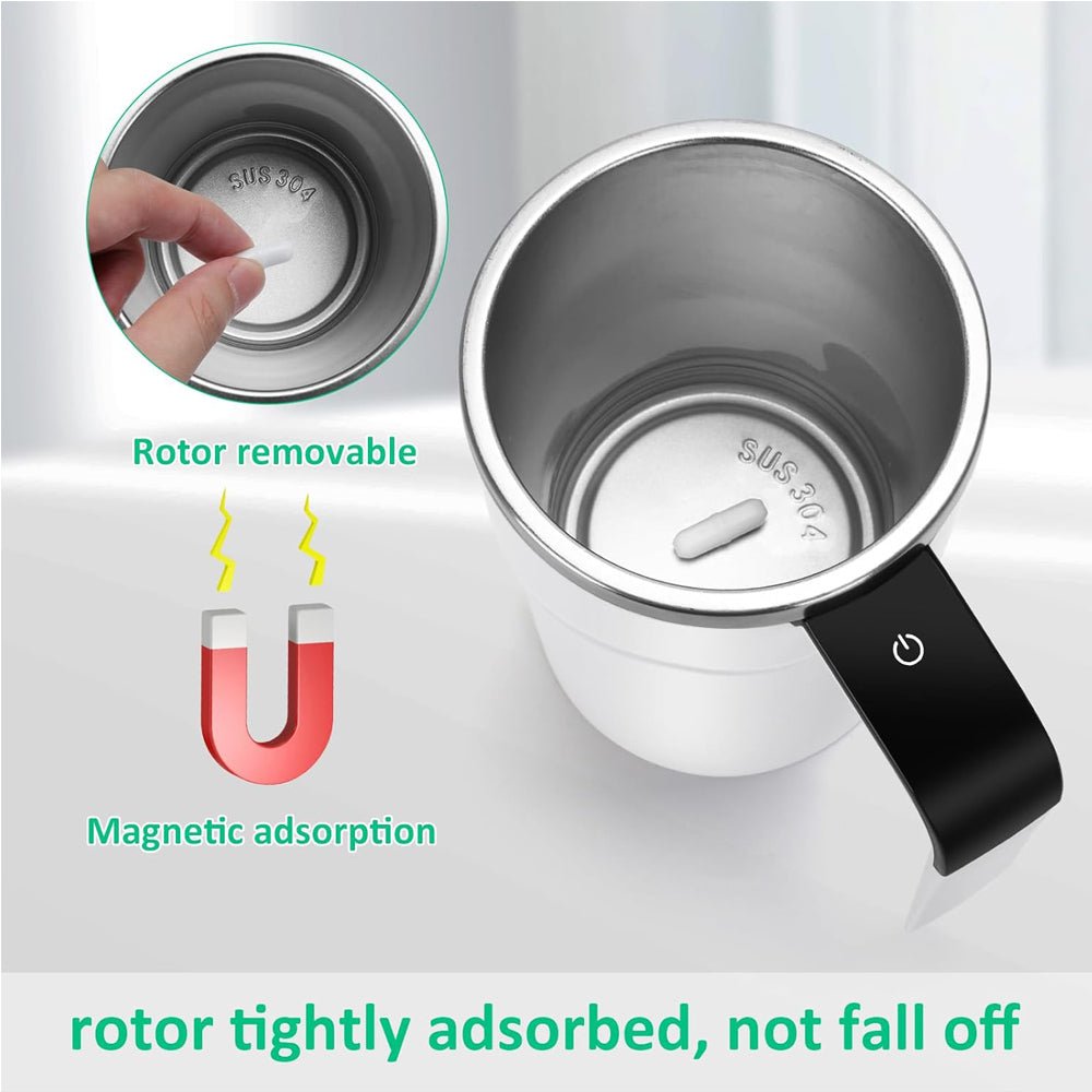 Self Stirring Mug, Auto Magnetic Coffee Mug - Covaura