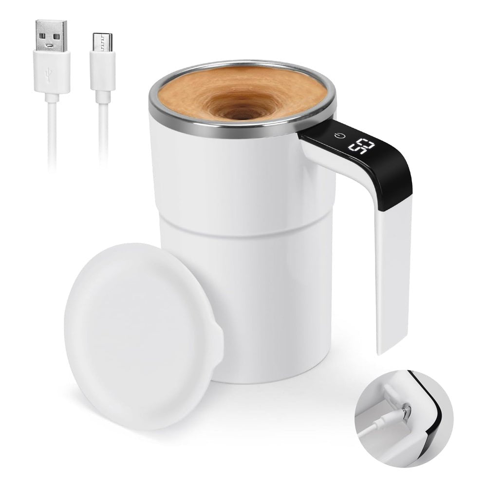 Self Stirring Mug, Auto Magnetic Coffee Mug - Covaura